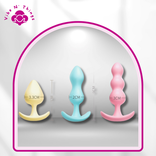 BOOTY ANAL TRAINER SET- 3pcs