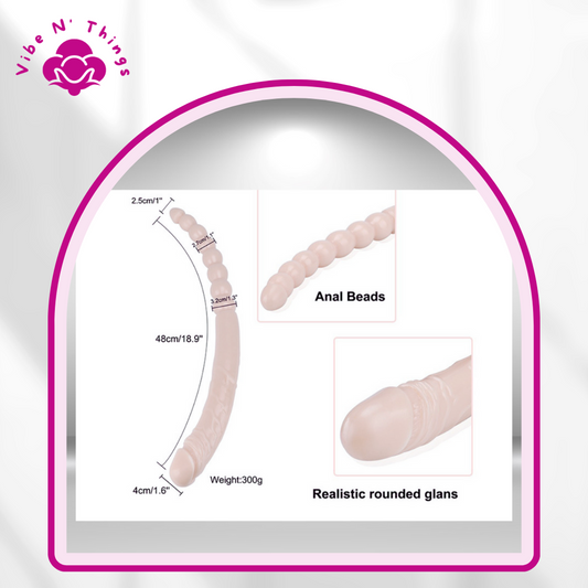 Eight Beads Double Ended Dildo 18inches