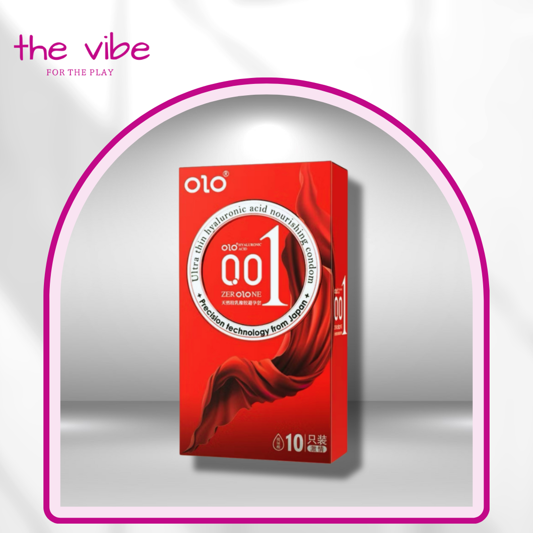 OLO 001 Spike dotted orgasm - Hyaluronic Acid Nourishing Ultra Thin Condoms