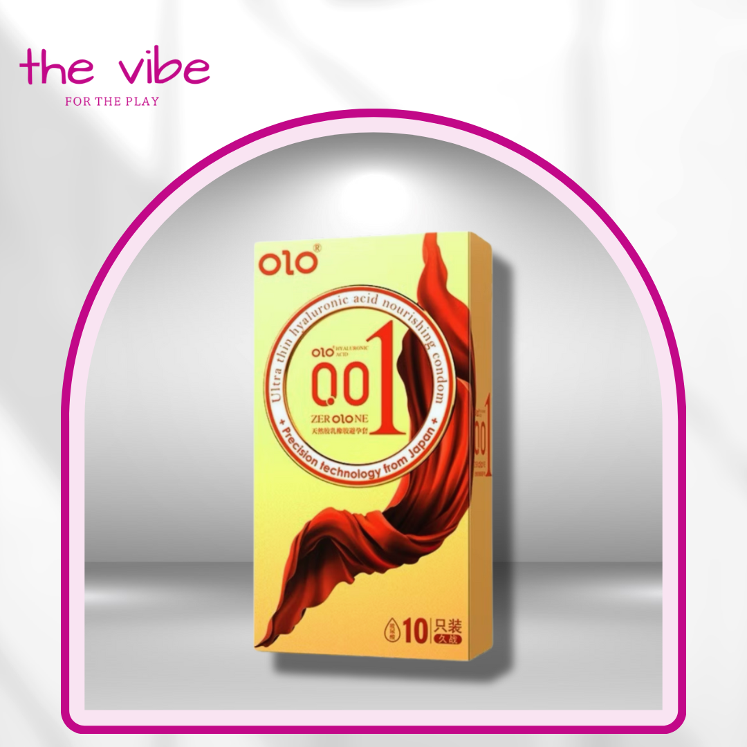 OLO 001 Long Lasting - Hyaluronic Acid Nourishing Ultra Thin Condoms