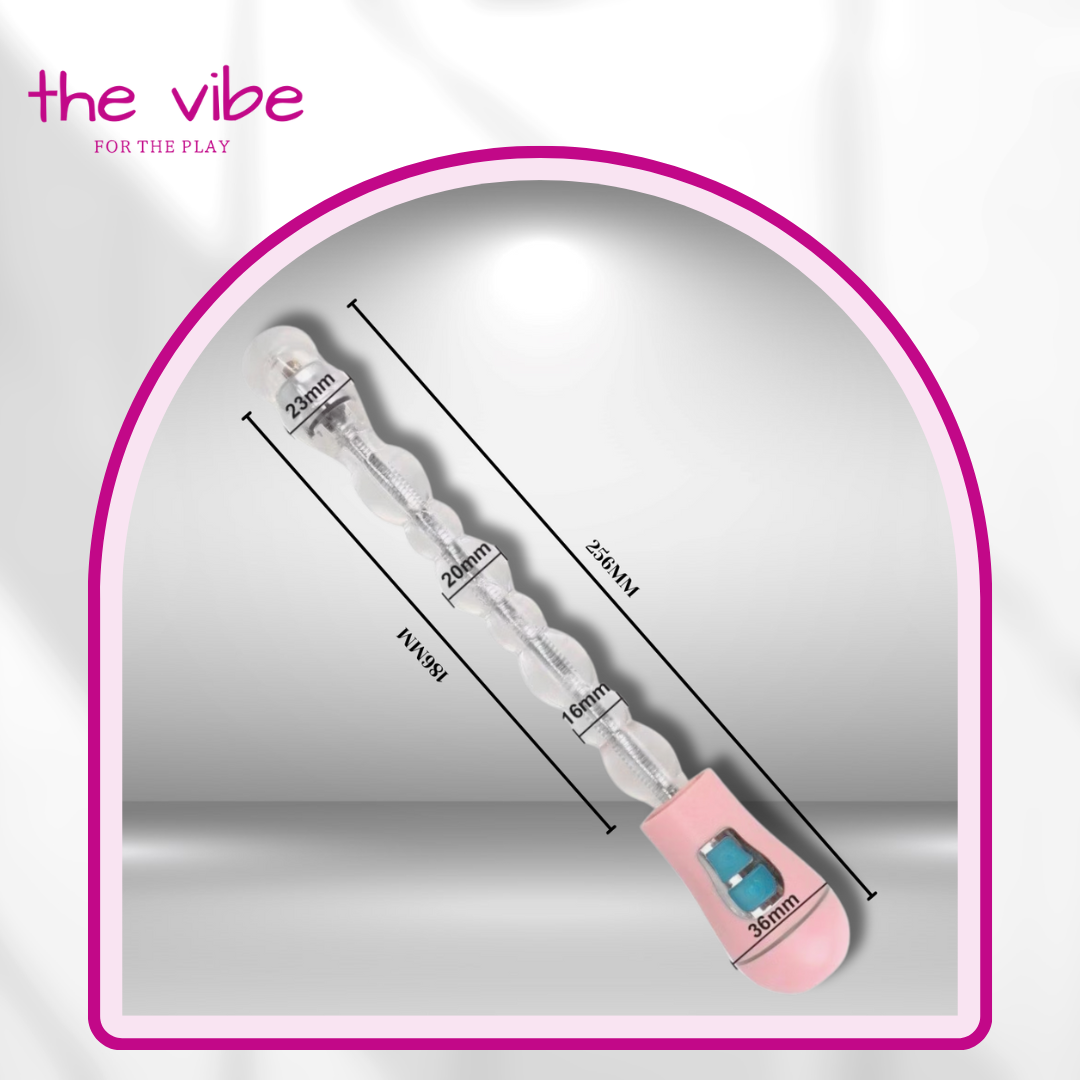 Anna - 8 Speed Vibrating Anal Beeds